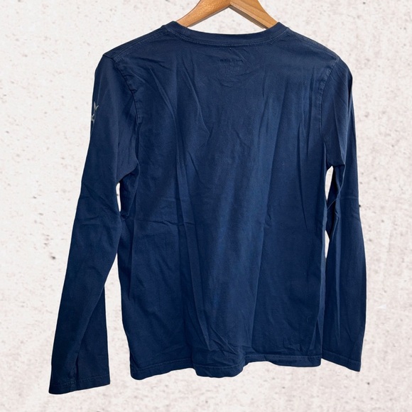 Converse Navy Blue Long Sleeve Tee - Picture 2 of 3